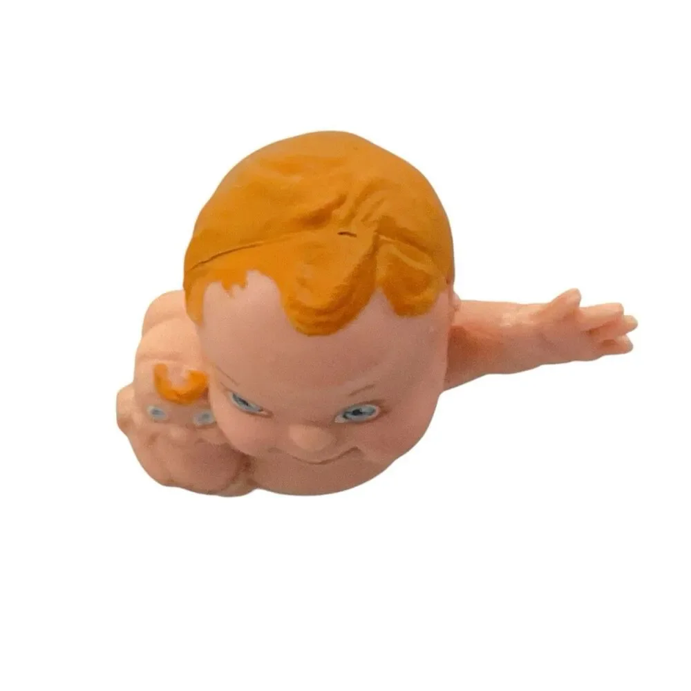 Vintage 1991 Galoob‎ Magic Diaper Babies Holding Baby PVC Toy Doll Figure